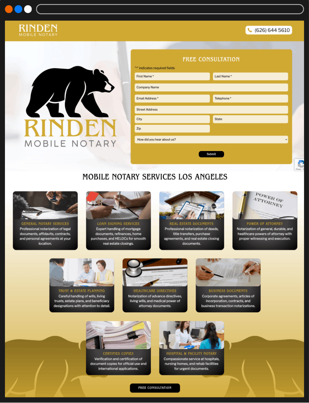 Rinden Mobile Notary